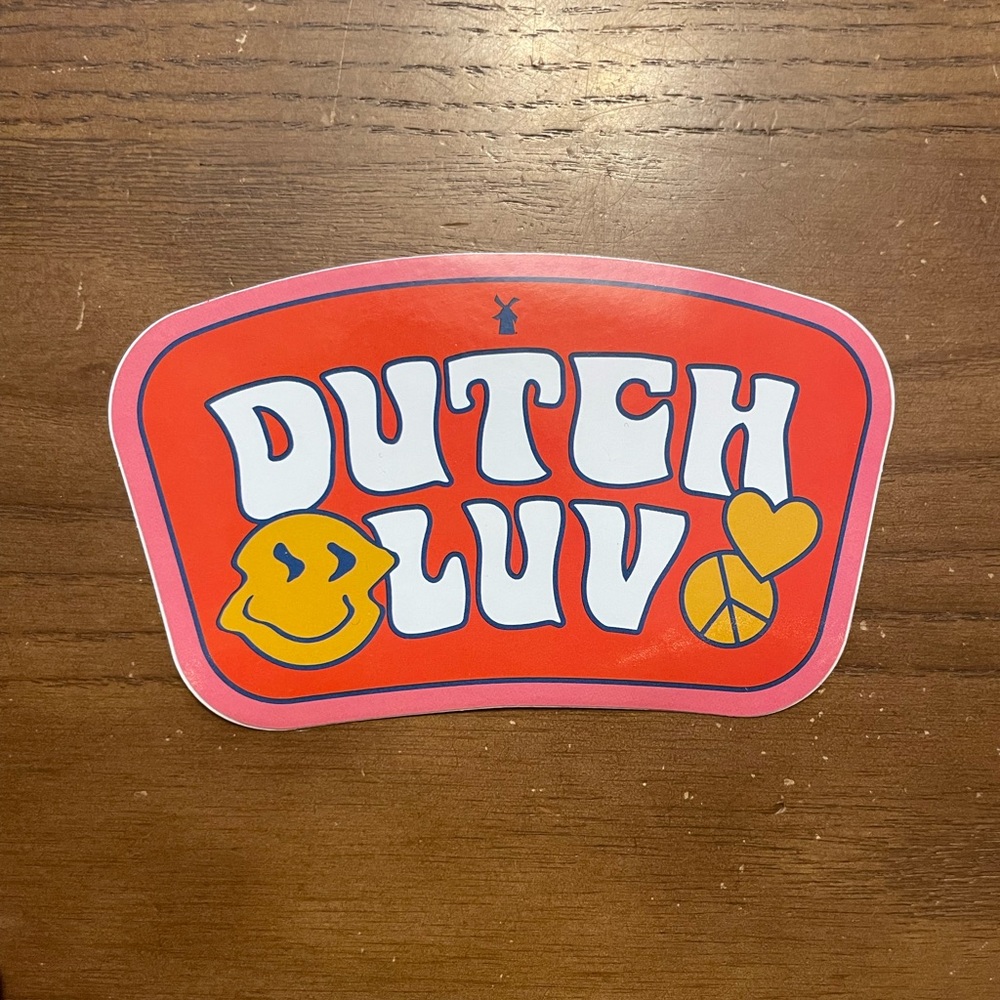 Dutch Luv Sticker